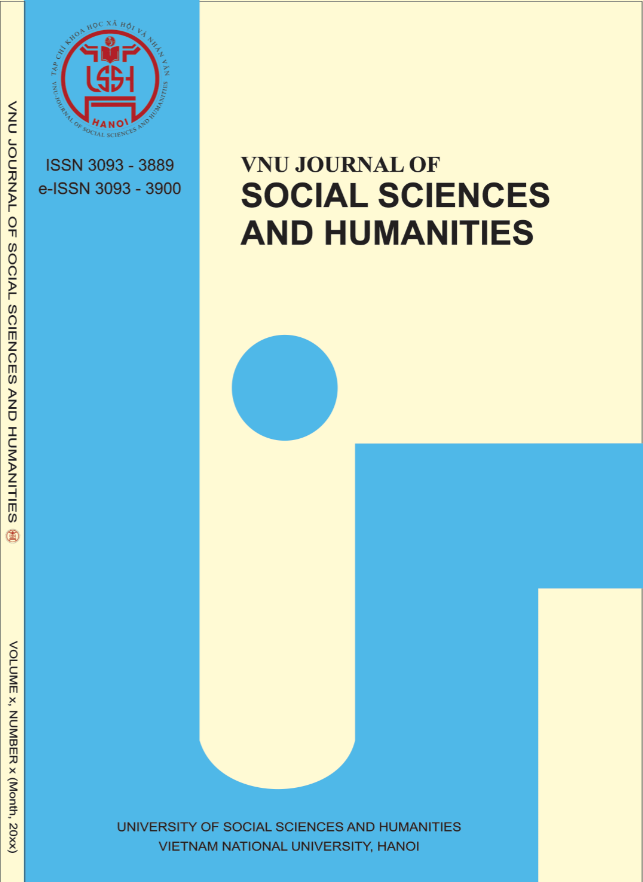 VNU Journal of Social Sciences and Humanities